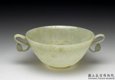 图片[2]-Jade bowl with two s-shaped handles, Ottoman Empire-China Archive